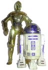 STAR WARS power of the force 1995 C-3PO & R2-D2complete potf 1996 droids lot