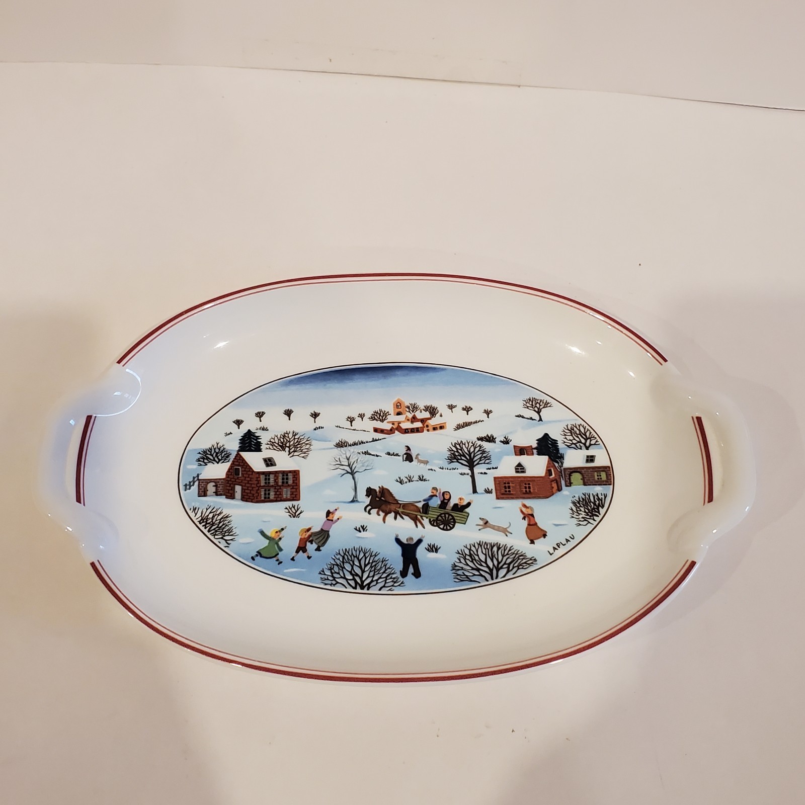 Villeroy & Boch Naif Christmas Vitro Porcelaine Pickle Dish