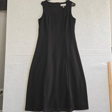 Danny & Nicole Womens Size 10 Black Sleeveless Maxi Dress A-Line Minimalist B403