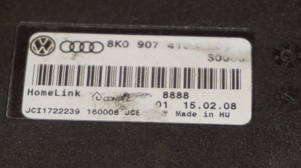 AUDI Q7 HOME LINK GARAGE MODULE 2010 2011 2012 2013 2014 2015 Q5 R8 8K0907410C - Image 4 of 4