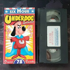 Underdog Six Hour Spectacular 78 Episodes Golden Books Video VHS 1960s cartoons