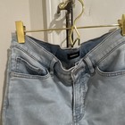 Express Women’s Light Wash Cropped Skinny Mid Rise Denim Jeans 8R 5-Pocket — photo 2