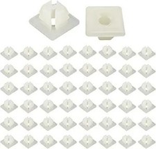 License Plate Nylon Screw Inserts, Front and Back License Plate Color: 50 PCS