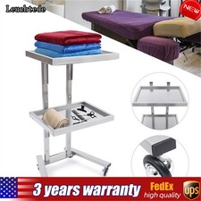 Rolling Beauty Equipment SPA Hair Stylist Storage Mobile Trolley Salon Tray Cart