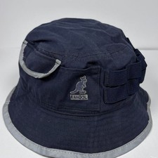 Kangol Waxed Utility Cotton Bucket Hat in Nav...