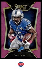 2014 Panini Select #3 Golden Tate Prizm Fuchsia #/199