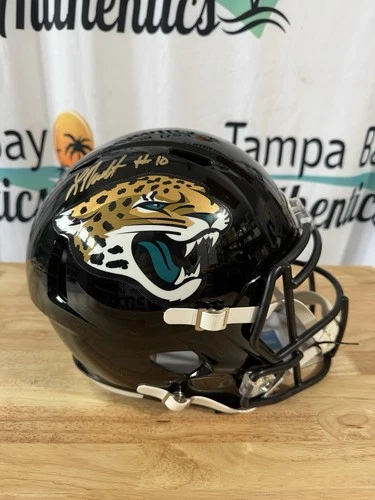 Laviska Shenault Signed Helmet Full Size Replica Jacksonville Jaguars Radtke COA