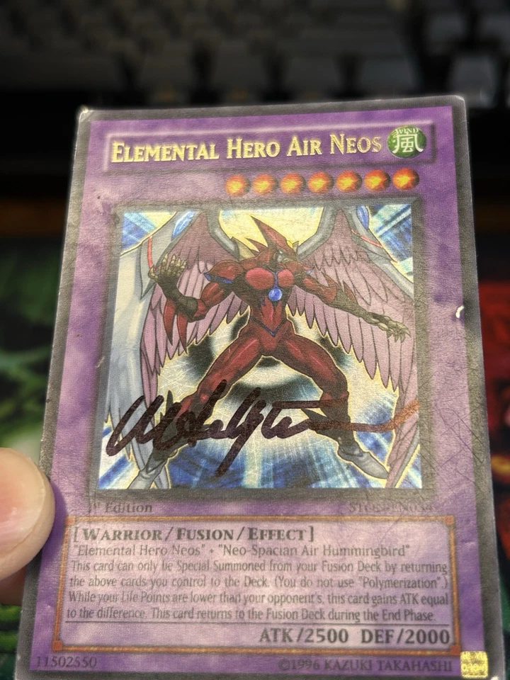 Elemental Hero Air Neos STON-EN034 Strike of Neos 1st Edition - Image 3 of 4