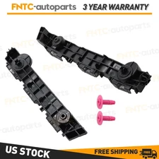 Pair Front Bumper Retainer Support Bracket Sets For 2016-2021 Toyota Tacoma