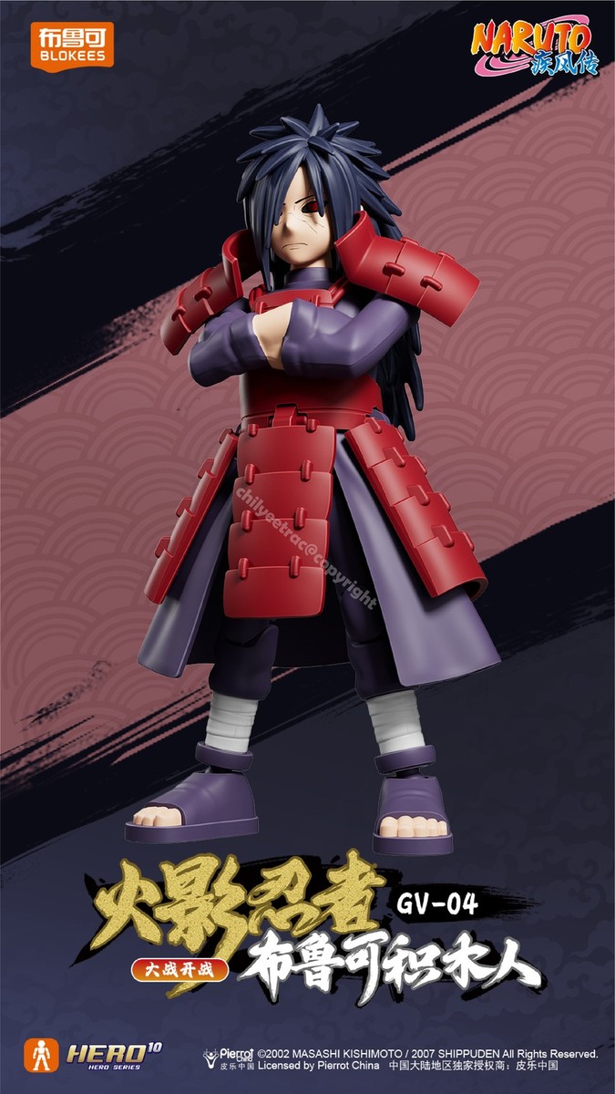 BLOKEES NARUTO Galaxy Version 04 Uchiha Madara Assembly Figure