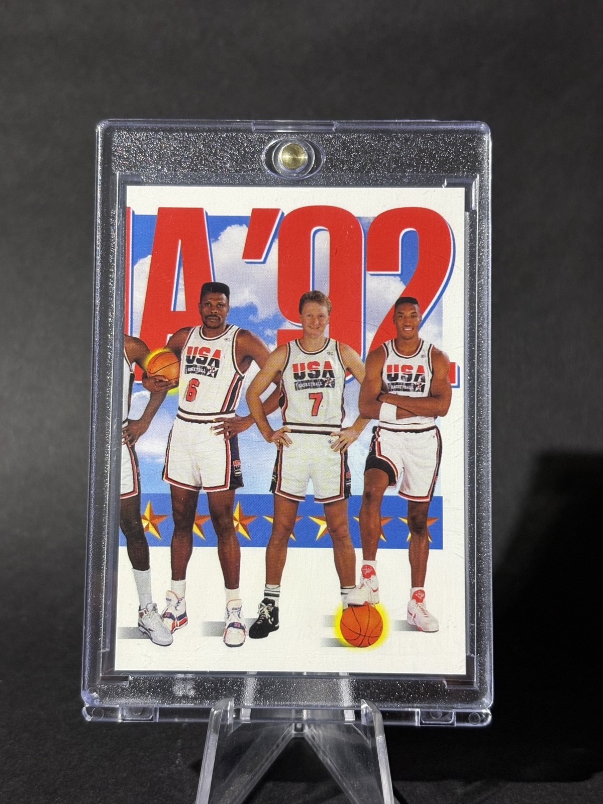 1991-92 Skybox Larry Bird Scottie Pippen Patrick Ewing #546 Team USA Dream Team