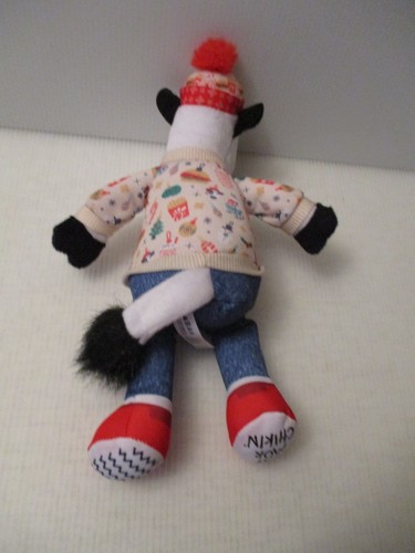Chick-fil-A Christmas 2024 Plush Cow Doll Toy Chikin 11" LIMITED EDITION Holiday - Picture 2 of 4