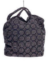 Mina Perhonen Shoulder Bag Wool Black Patterned Ua9770 Everyday Carry Designer