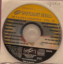 SC8494    COUNTRY HITS  SOUND CHOICE KARAOKE CDG LOT FL GA
