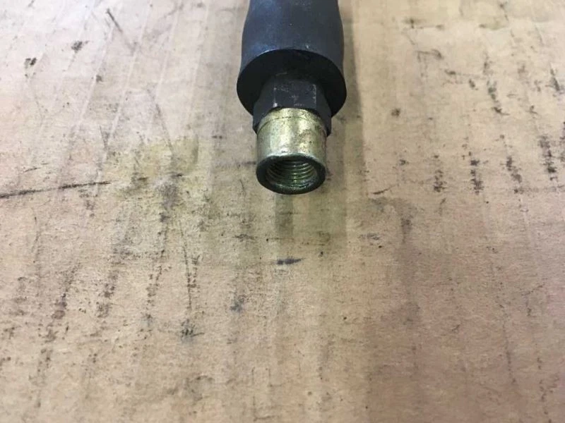 97 98 99 00 01 02 03 BMW 528I 530I 540I LEFT DRIVER REAR BRAKE HOSE LINE - Image 4 of 4