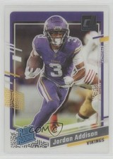 2023 Panini Clearly Donruss Rated Rookie Jordan Addison #70 2o7