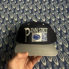 Vintage 90s PSU Penn State Drew Pearson Companies SnapBack Hat