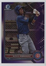 2022 Bowman Draft Chrome Purple Refractor 183/250 Alexis Hernandez #BDC-173 0o6v