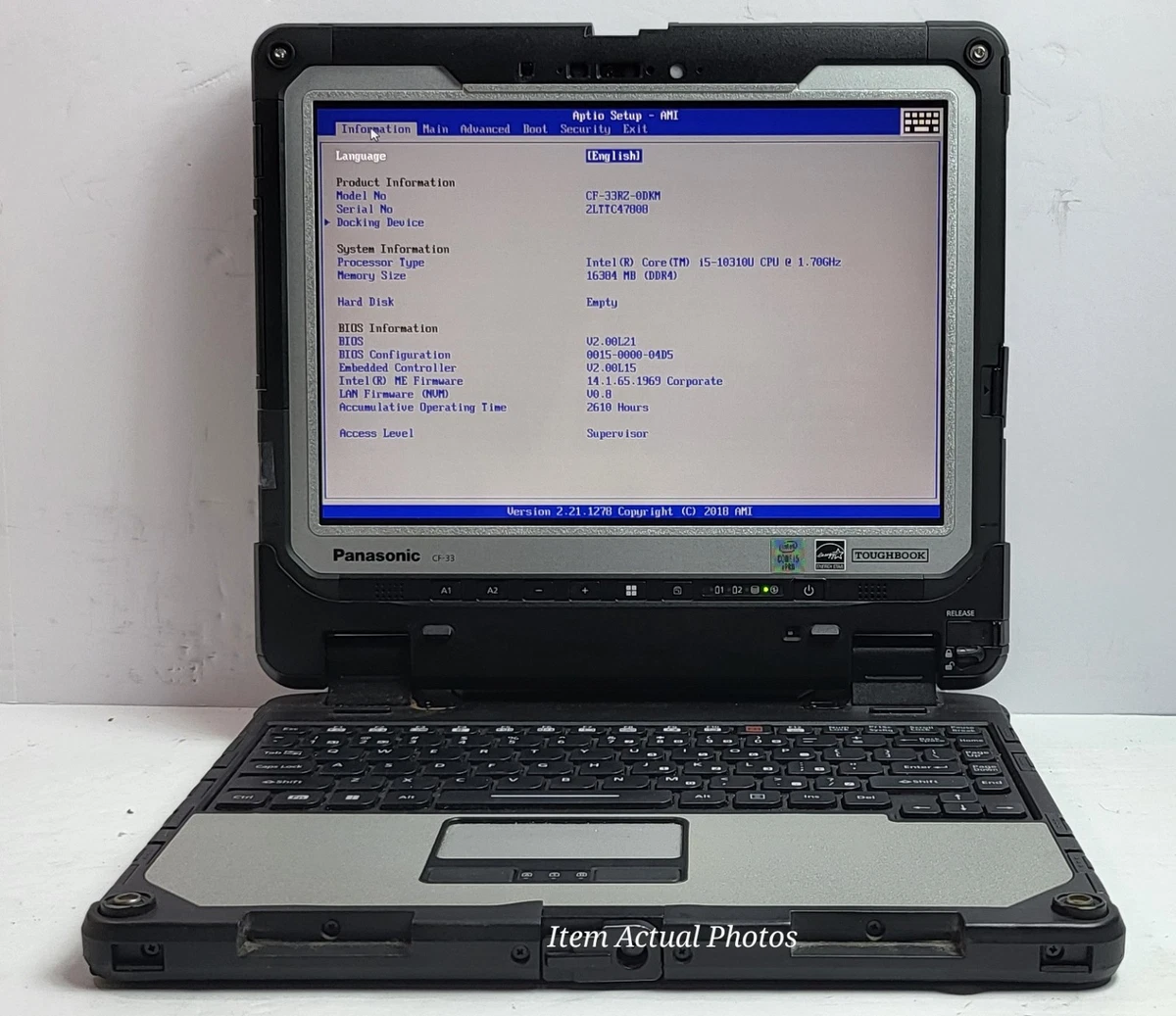 25+ Panasonic 12-12.9 in Screen Notebooks/Laptops for sale