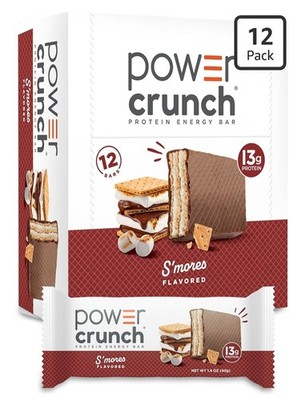 Power Crunch S'More Bar Carton Energy Bar 12 each box- Pack of 24