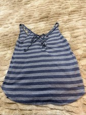 Abercrombie Fitch Y2K Lace Up Tank Top Women's Size Small