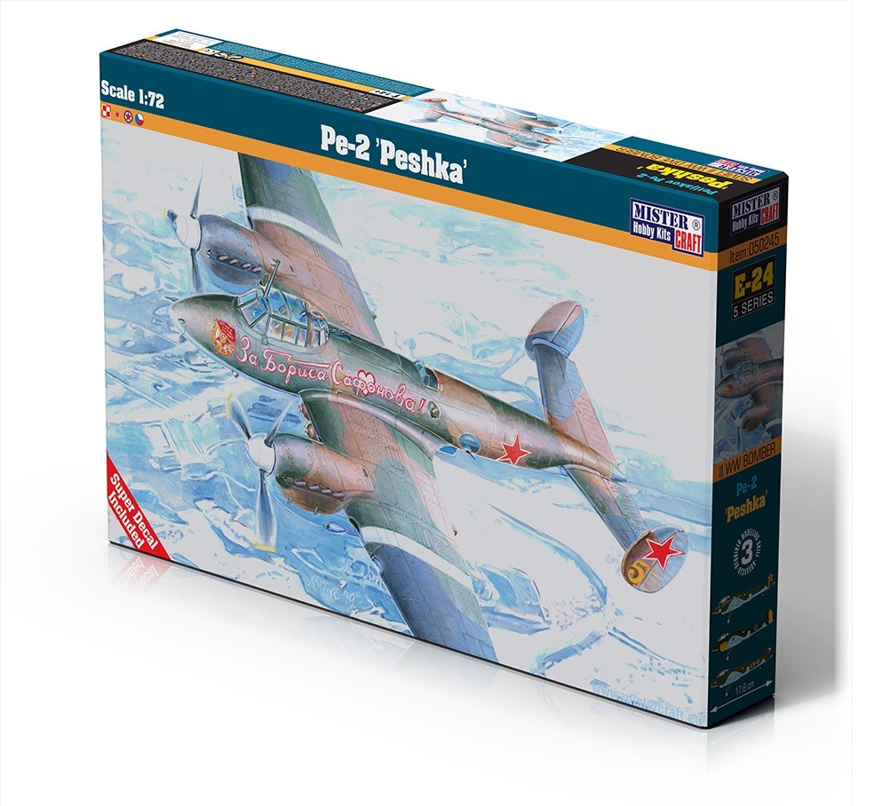 Mistercraft E-24 - 1:72 PE-2 Peshka - New