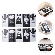 2 Pcs Grease Splatter Screen Gas Hob Protector Foldable Oil Splash Guard