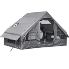 Inflatable Camping Tent for 2-4 People w/ Air Pump Blow Up Glamping Quick Setup