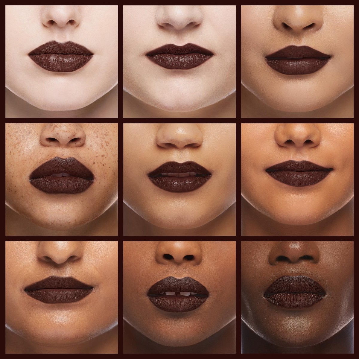 MAC Sin Lipstick Deep Dark Blue Red Matte Finish Burgundy 1 Count