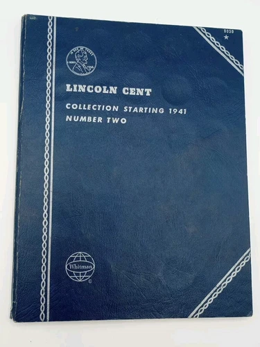 Lincoln Cent Collection Folder Number Two Starting 1941 Whitman Coin Album