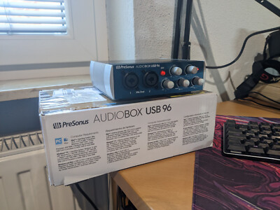 USB Audio Interface 2x2, 24-bit, 192 kHz (Presonos Audiobox 96)