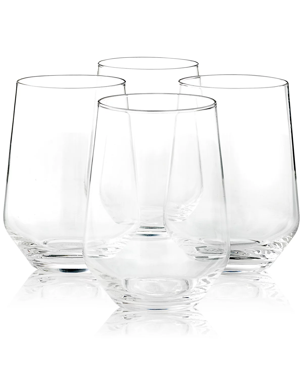 Hotel Collection 4-Piece Stemless Wine Glass Set