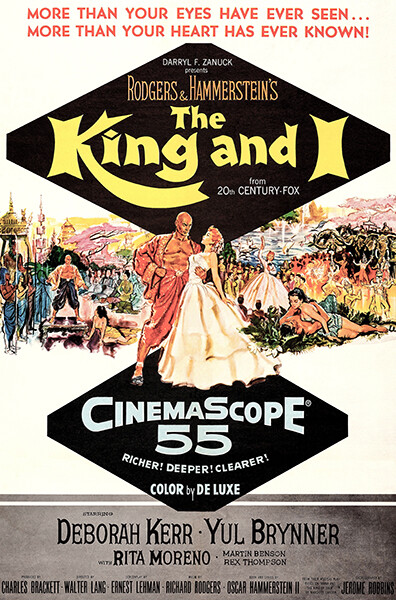 The King And I 1956 Poster