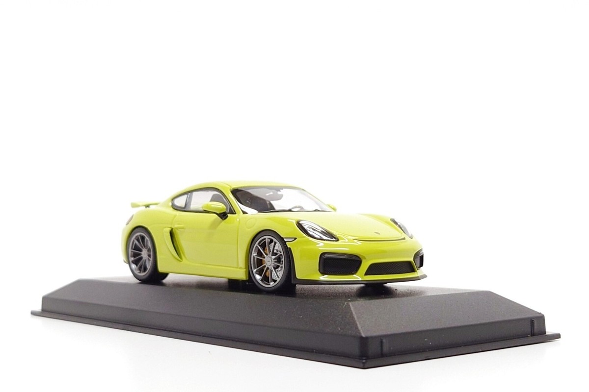 Porsche 718 ケイマン　GT4 1/43 ミニカー イエロー Porsche 718 ケイマン GT4 1/43 ミニカー イエロー Amazon | ミニカー