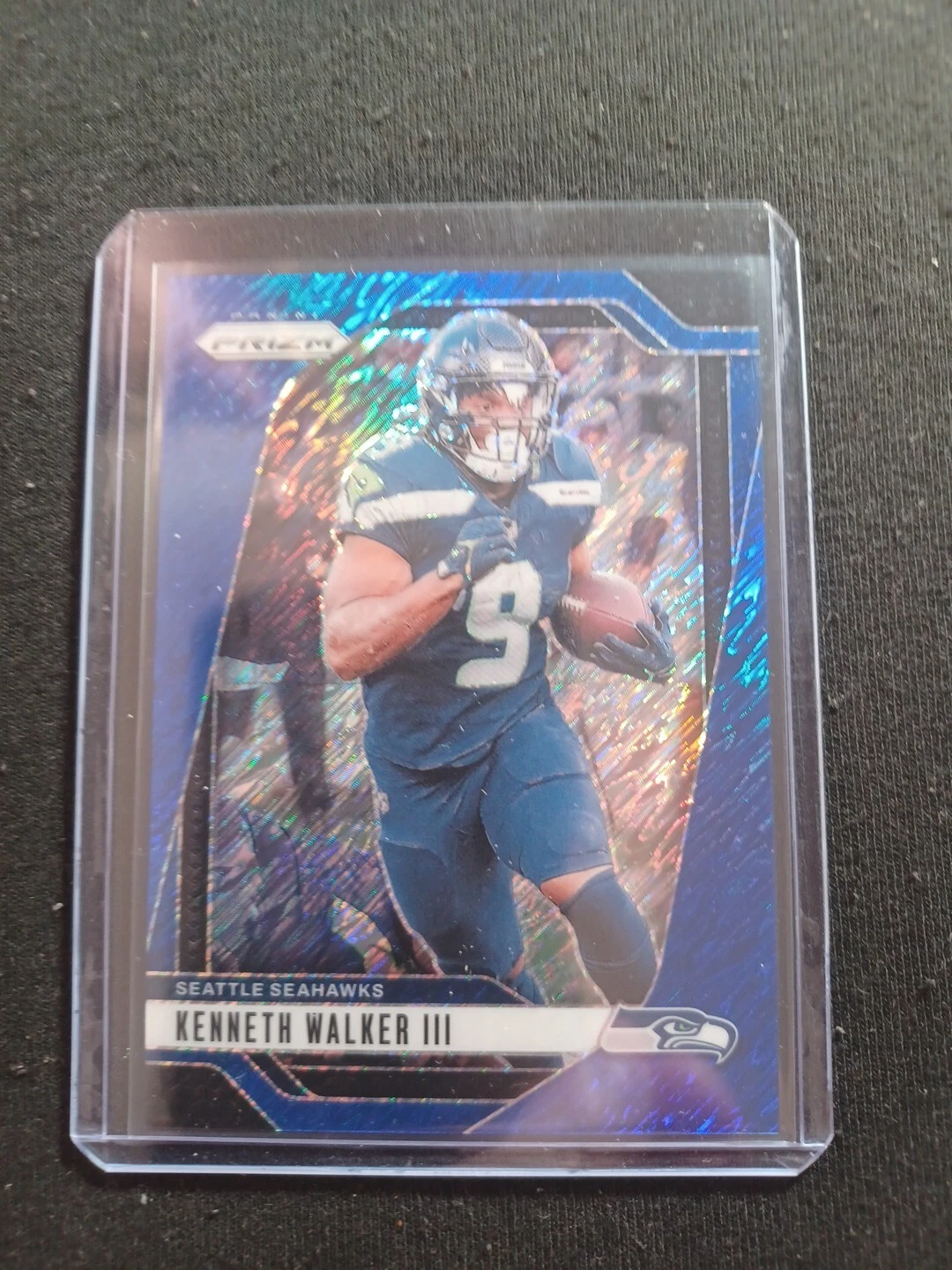 2024 Prizm FOTL Kenneth Walker /25 SSP Blue Shimmer Prizm Seahawks Color Match