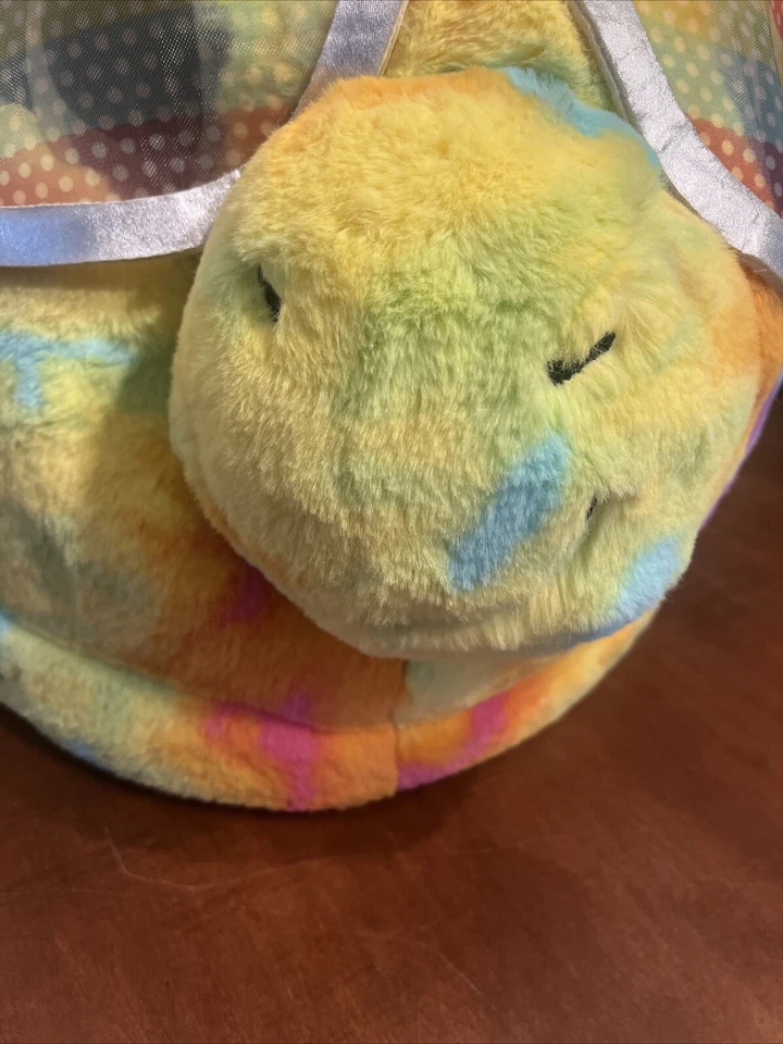 Big Fat Crazy Head Unicorn Mask Rainbow Furry With Hair NWT - Image 3 of 4