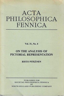On the analysis of pictorial representation - Acta Philosophica Fennica, Vol. 31