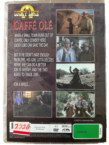 DVD: Caffè Olè - 1992 comedia occidental italiana, Lucky Luke serie uno, episodio 5 - Imagen 2 de 5