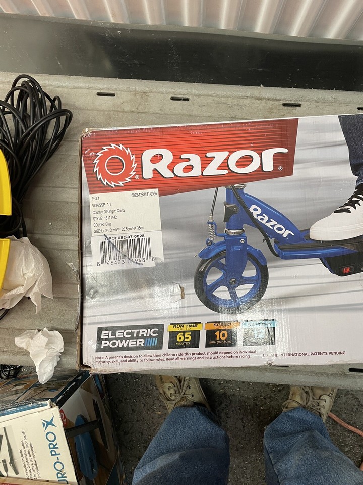New, Razor Power Core E95 Electric Scooter, (Blue) New In Box eBay