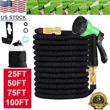 4X Stronger Deluxe Expandable Flexible Garden Hose Water Hose 25, 50, 75, 100FT