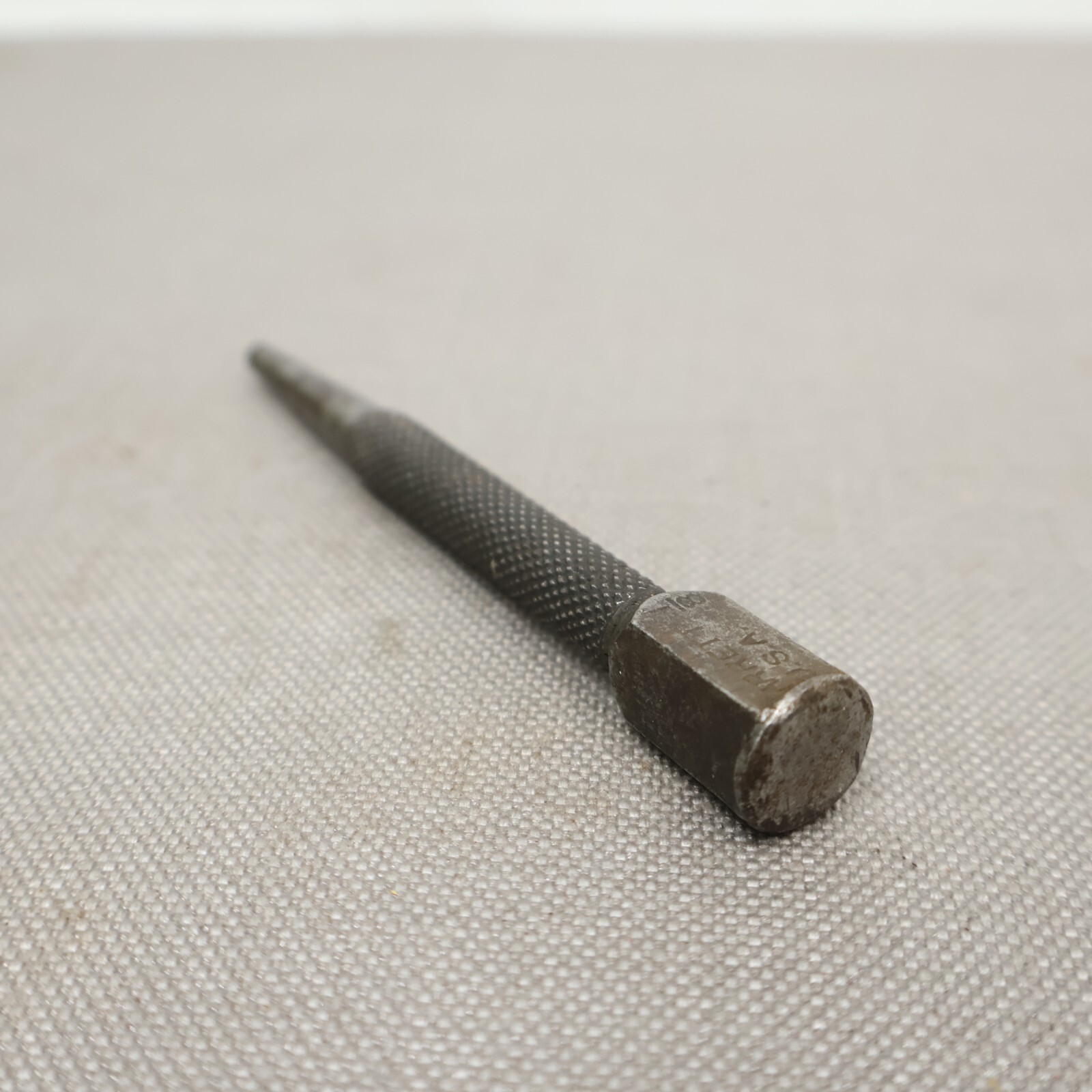 Vtg Starrett 1/8" Nail Set Center Punch Knurled 4in Long eBay