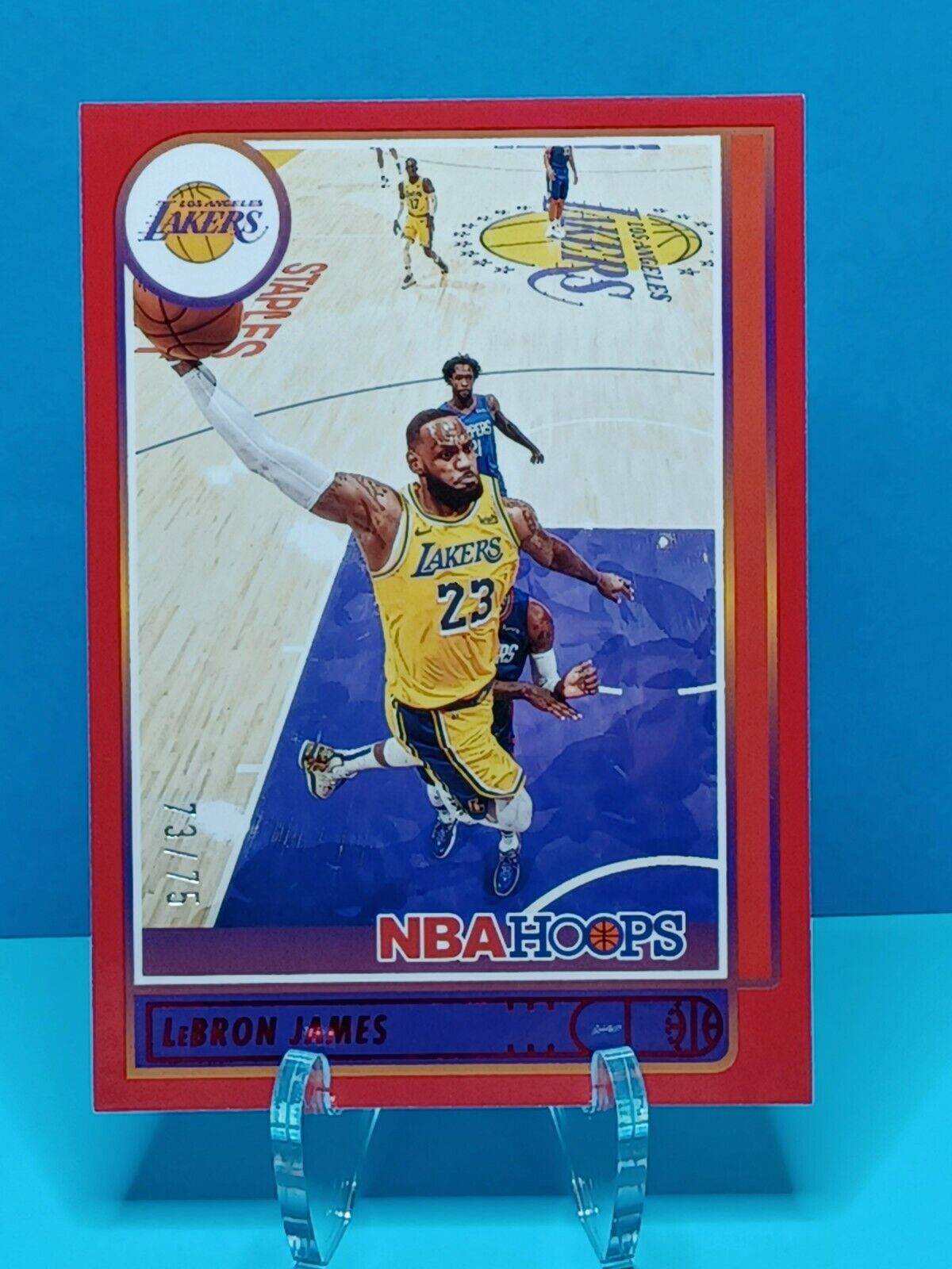  LeBron James 2021 2022 Hoops Basketball Series Mint Card #136  picturing him in his Gold Lakers Jersey : Collectibles & Fine Art