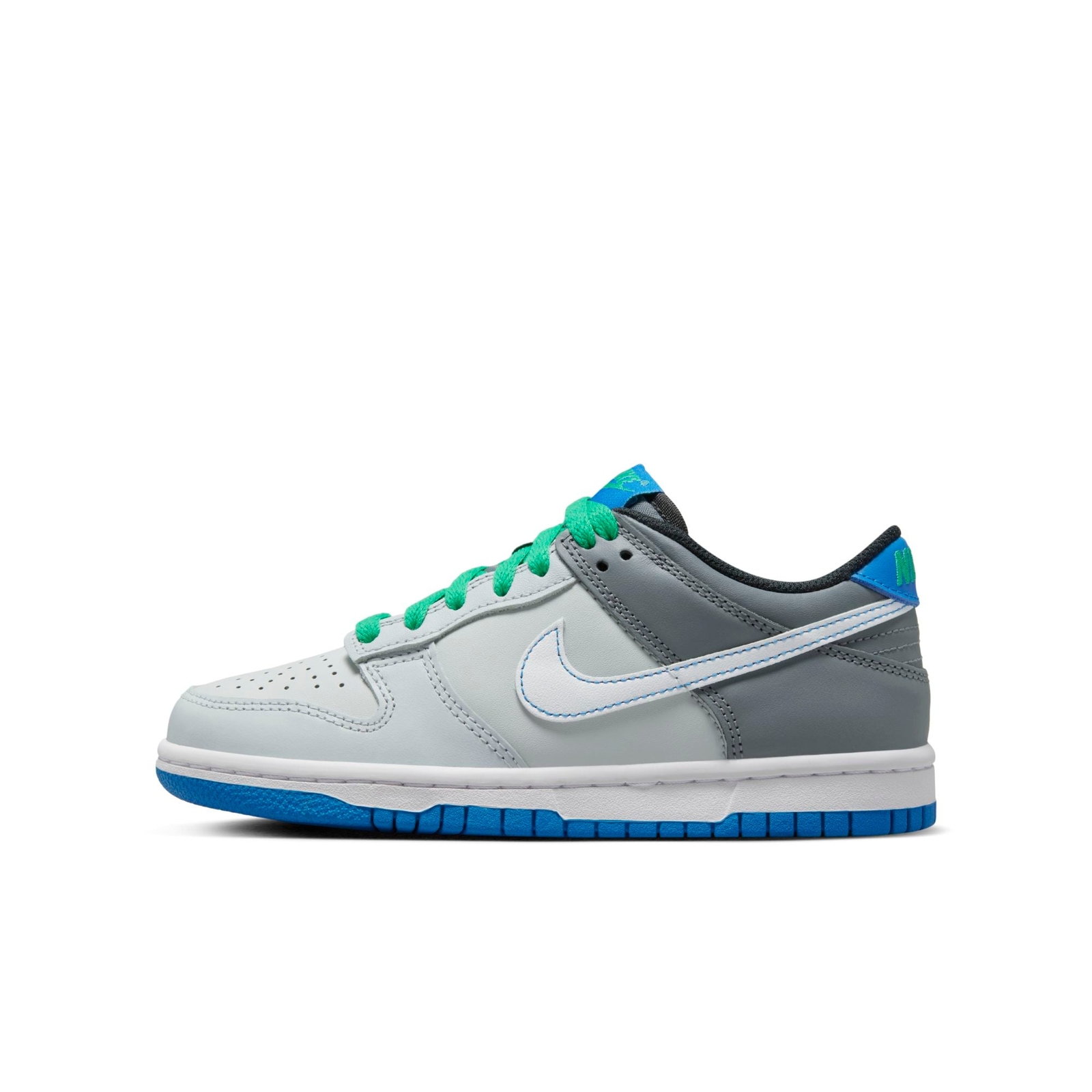 [DH9765-004] Кроссовки Nike DUNK LOW GS PURE PLATINUM для начальной школы, СИНИЕ
