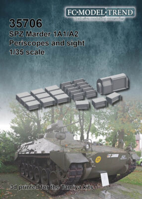 FC Model Trend 1/35 SPZ Marder 1A1 Periscopes and Sight for Tamiya kits