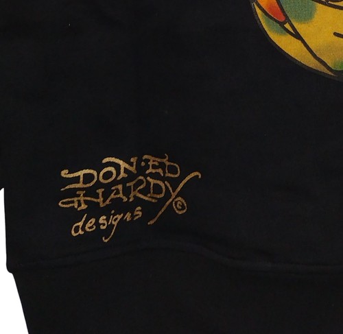 Ed Hardy Kids Hoodie Size Large Y2K Full Zip New w/ Tags RARE - Picture 8 of 9