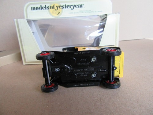 428J Matchbox Y12 Ford Modelo T 1912 Mostaza Colman's Modelo De Ayer - Imagen 6 de 7