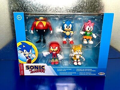 Classic Sonic The Hedgehog Collection 5 pack by Jakks Pacific 