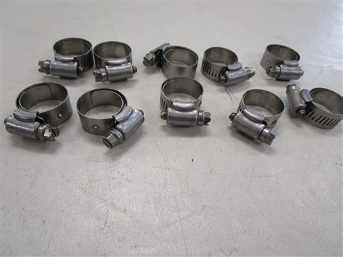 IDEAL TRIDON HOSE CLAMPS SET OF (10) SIZE 08 6508E51 MARINE BOAT 