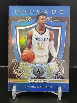 Darius Garland 2019-20 Panini Prizm Draft Picks Blue Crusade RC #23 Vanderbilt