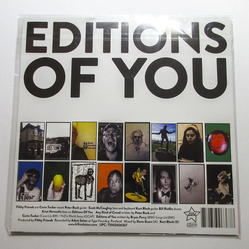 *2017 RSD* Peter Buck Filthy Friends Any Kind Of Crowd 7" Vinyl Single R.E.M. - Image 2 of 4